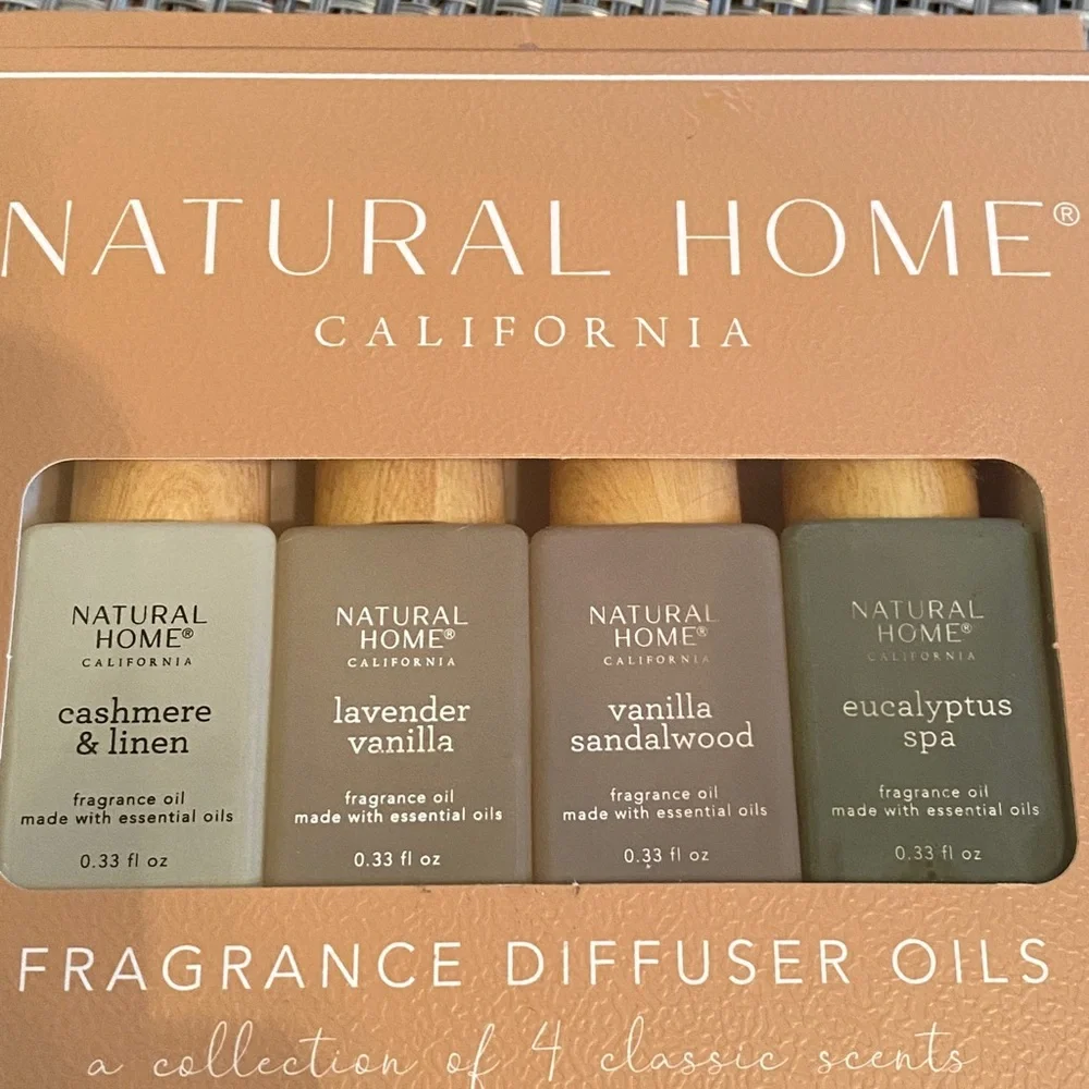 Natural Home California Fragrance Diffuser Oils 4 Pack